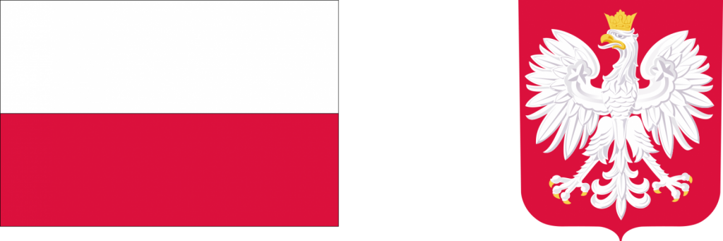 laga Rzeczypospolitej Polskiej, Godło Polski oraz logotyp Ministerstwa Rodziny,